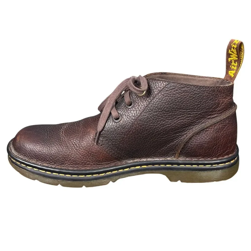 Dr. Martens Unisex Sussex Brown Leather Chukka Boots Size M 10 W 11